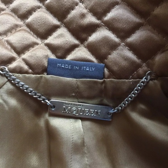 ALEXANDER MCQUEEN Quilted Jacket sz 42 6US Medium - Picture 7 of 8